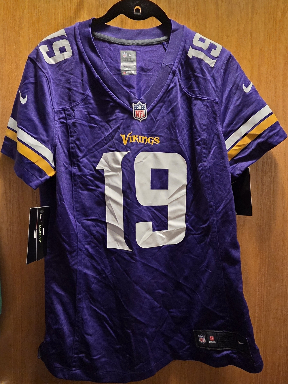 Nike Minnesota Vikings Thielen #19 Purple Team Jersey